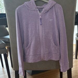 Vineyard Vines Little Girl Lavender Dream cloth Zippered Hoodie Size 4
